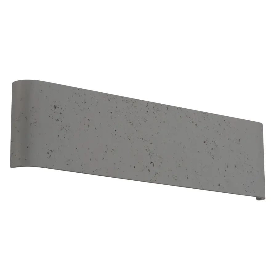 Stela 24" LED Outdoor Wall Sconce in Gray Travertine - Image 6