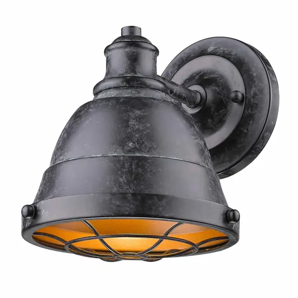 Golden Lighting Bartlett 1-Light Vanity in Black Patina - Image 1