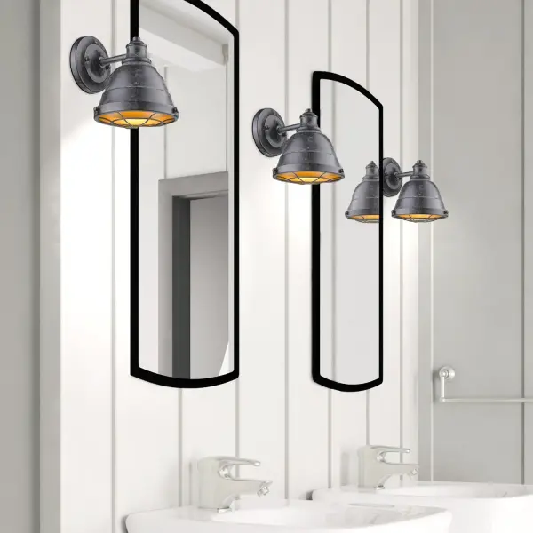 Golden Lighting Bartlett 1-Light Vanity in Black Patina - Image 2
