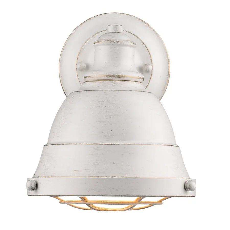 Golden Lighting Bartlett 1-Light Vanity in French White - Image 2