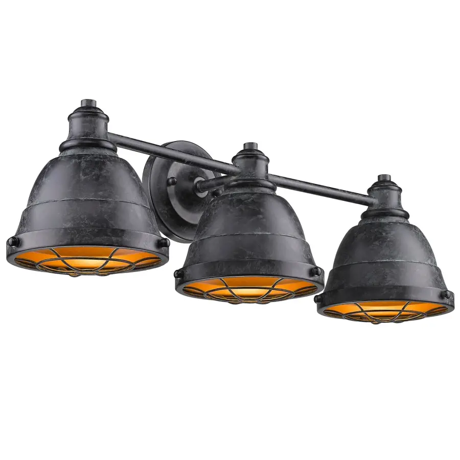 Bartlett 3-Light Bath Vanity in Black Patina - Image 2