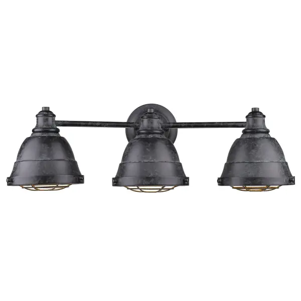 Bartlett 3-Light Bath Vanity in Black Patina - Image 3