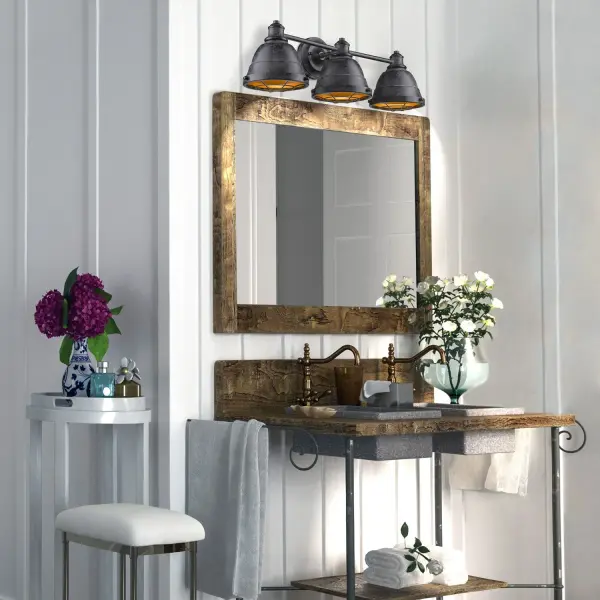 Bartlett 3-Light Bath Vanity in Black Patina - Image 4