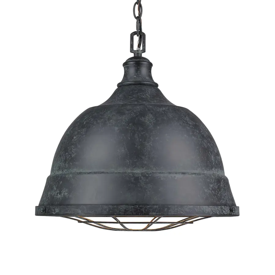 Golden Lighting Bartlett 2-Light Pendant in Black Patina - Image 1