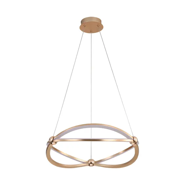 Spirale LED Chandelier in Anodized Gold - Image 2