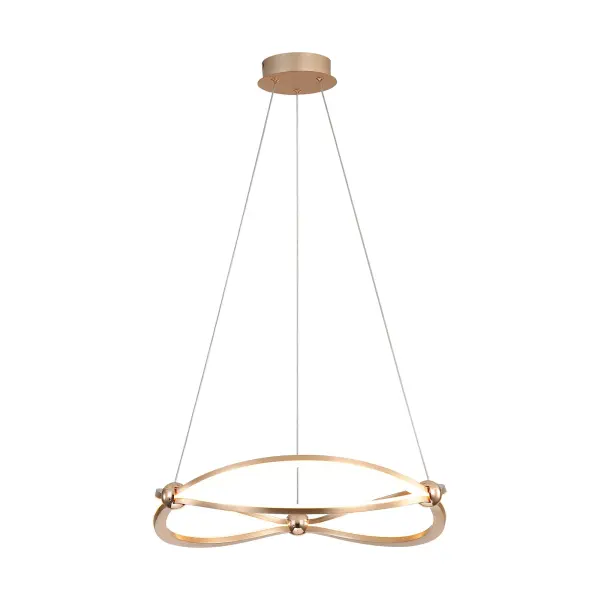 Spirale LED Chandelier in Anodized Gold - Image 5