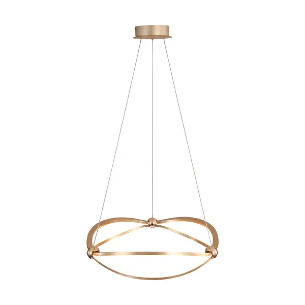 Spirale LED Chandelier in Anodized Gold - Image 6