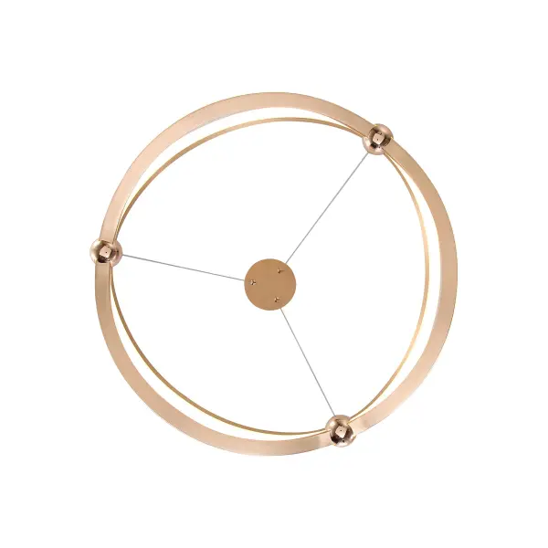 Spirale LED Chandelier in Anodized Gold - Image 7