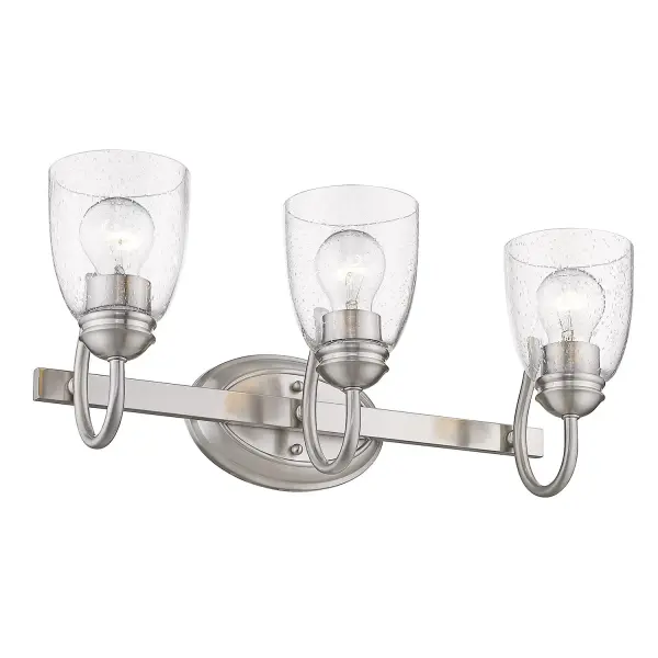 Golden Lighting Parrish 3-Light Vanity in Pewter - Image 3