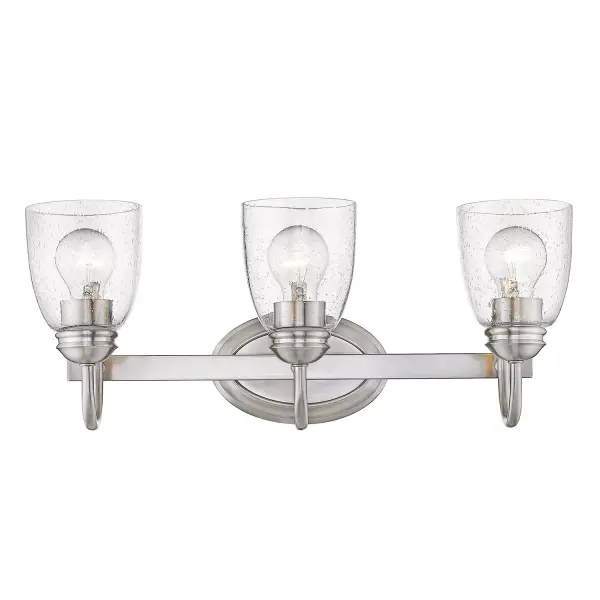 Golden Lighting Parrish 3-Light Vanity in Pewter - Image 4