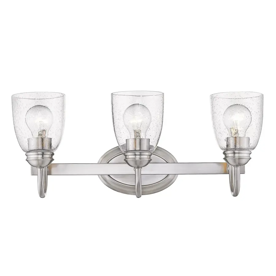 Golden Lighting Parrish 3-Light Vanity in Pewter - Image 4