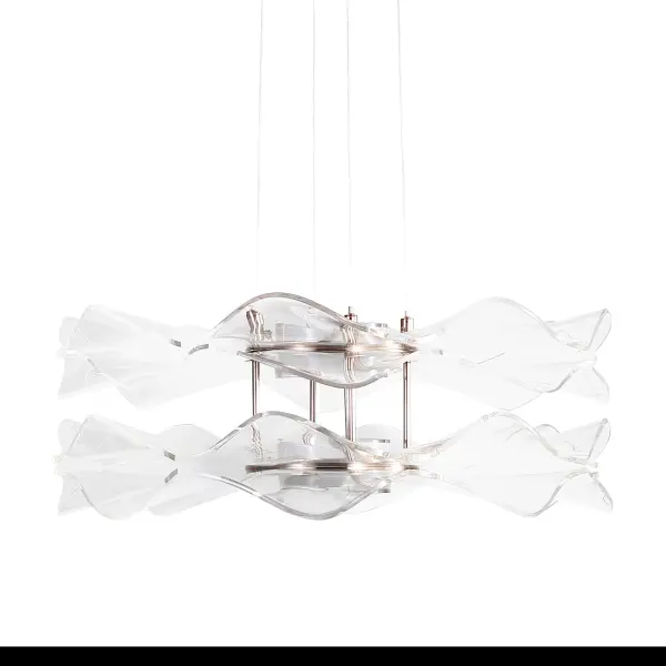 Vetrina Integrated LED 2-Tier Pendant in Light Gold - Image 6