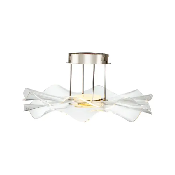Golden Lighting Vetrina Integrated LED Semi-Flush Mount in Light Gold - Image 3
