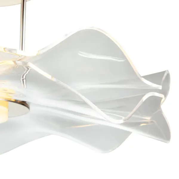 Golden Lighting Vetrina Integrated LED Semi-Flush Mount in Light Gold - Image 5
