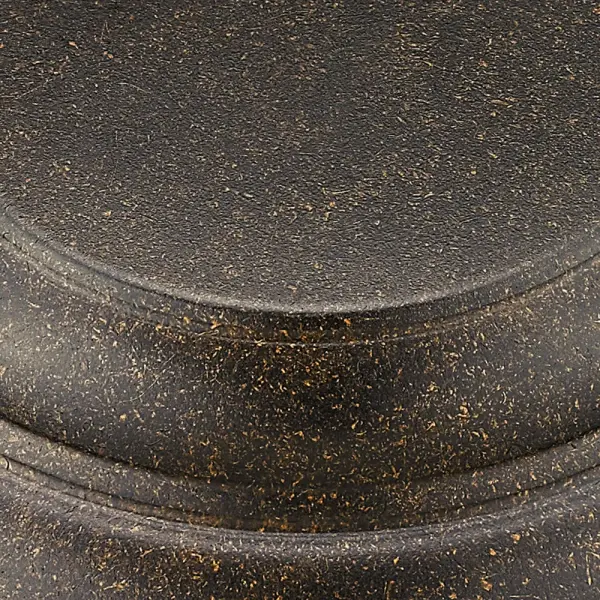 The Heartwood vanity light combines traditional elegance with rustic character through its textured tea stone glass and warm burnt sienna finish. The three-light configuration provides ample task lighting for bathrooms while the artisanal glass creates inviting ambient glow. - alternate view