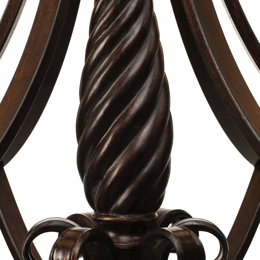 Torbellino 6-Light Chandelier in Cordoban Bronze - Image 3