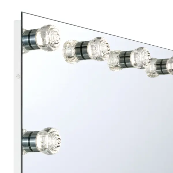 Starlight 48" LED Mirror in Matte White - Image 4