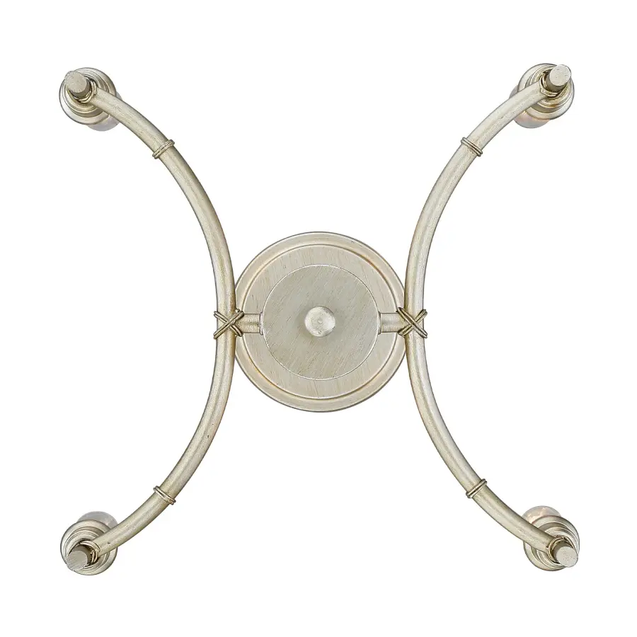 Golden Lighting Cambay 4-Light Semi-Flush Mount in White Gold - Image 5
