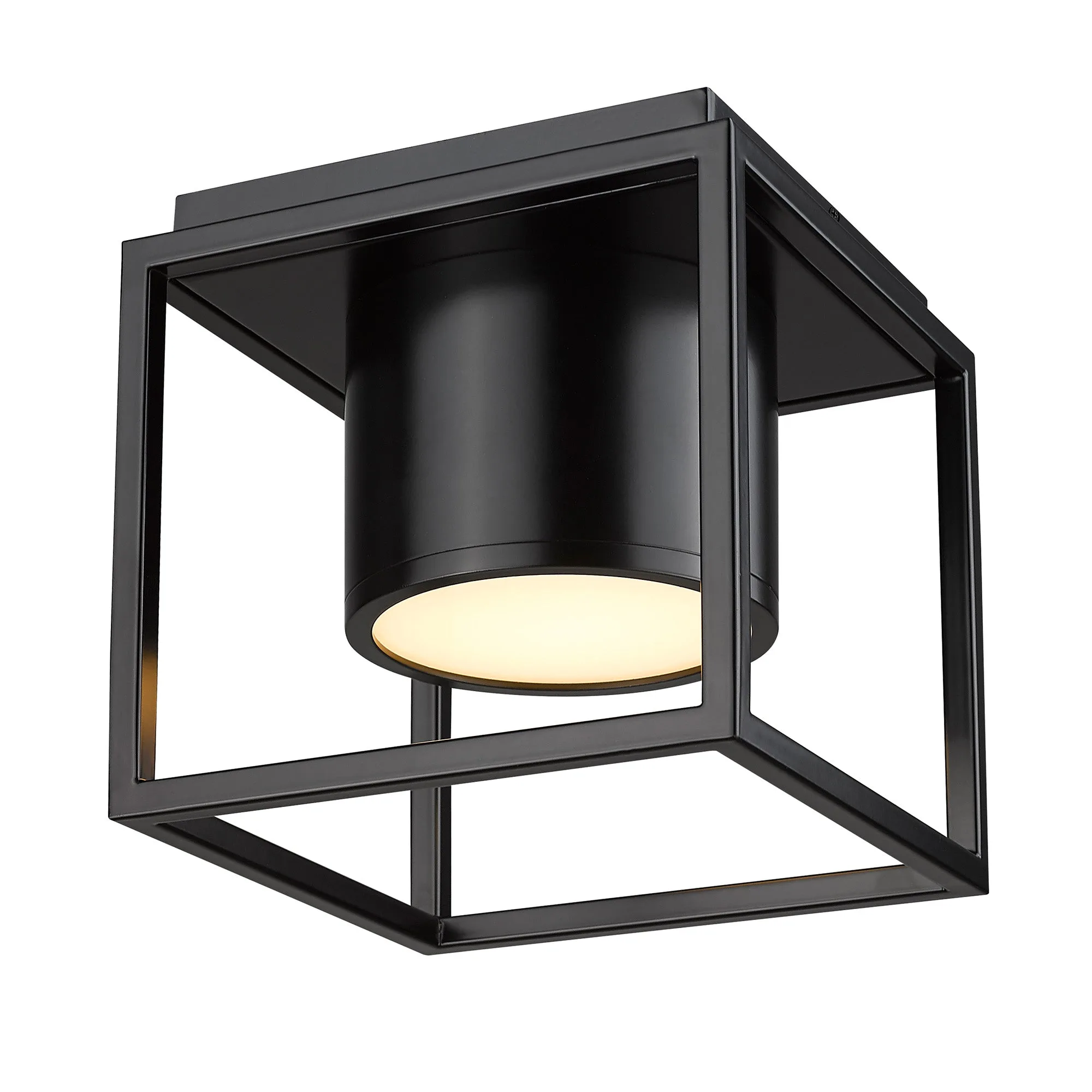 Desmond LED Flush Mount in Matte Black