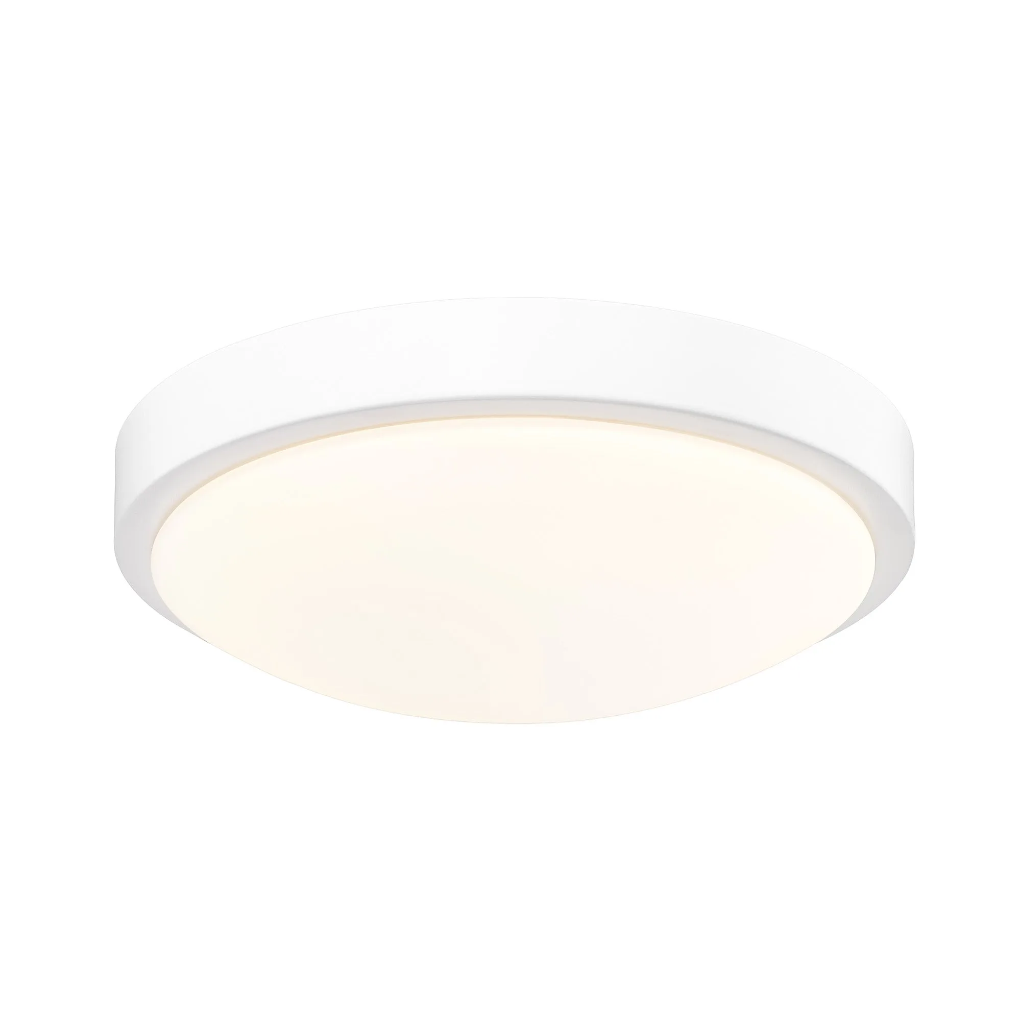 Golden Lighting Gabi Integrated LED 10" Flush Mount in Matte White