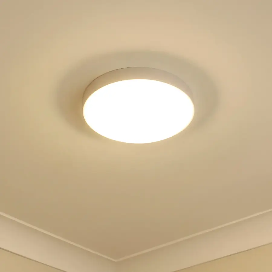 Golden Lighting Gabi Integrated LED 10" Flush Mount in Matte White - Image 8