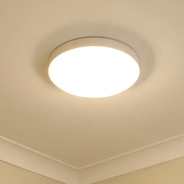 Golden Lighting Gabi Integrated LED 12" Flush Mount in Matte White - Image 7