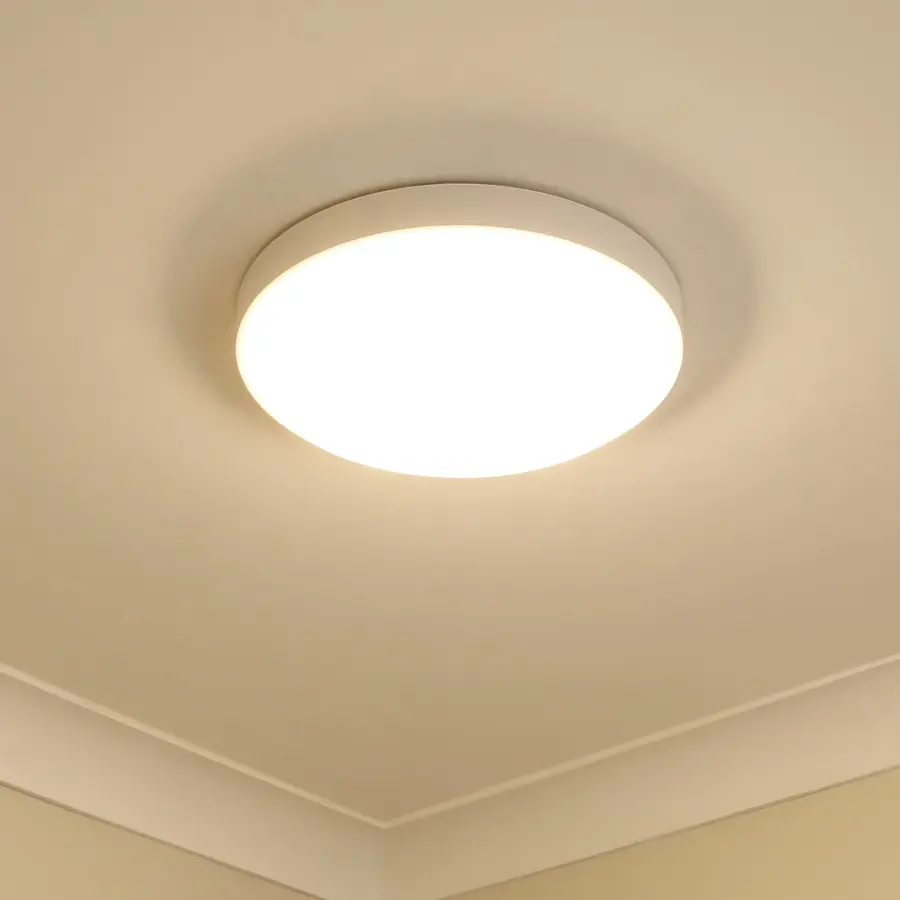 Golden Lighting Gabi Integrated LED 12" Flush Mount in Matte White - Image 7