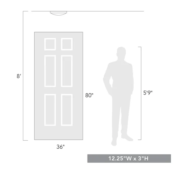 Golden Lighting Gabi Integrated LED 12" Flush Mount in Matte White - Image 8