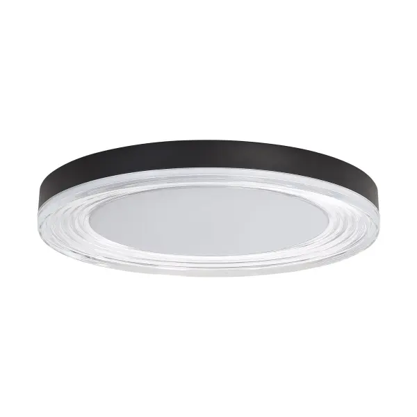 Ondulada 16" LED Flush Mount in Sand Black - Image 4