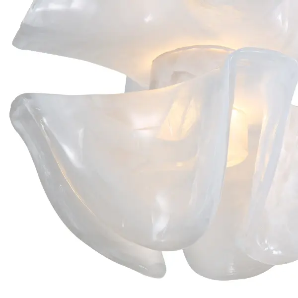 Golden Lighting Glacier Integrated LED Pendant in Polished Nickel - Image 5