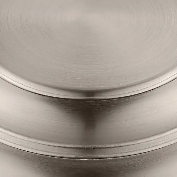 The Glacier Island Light combines hand-crafted artistry with modern LED technology. Its cloud-like textured glass creates mesmerizing light diffusion while the polished nickel finish adds timeless elegance to any kitchen. - alternate view