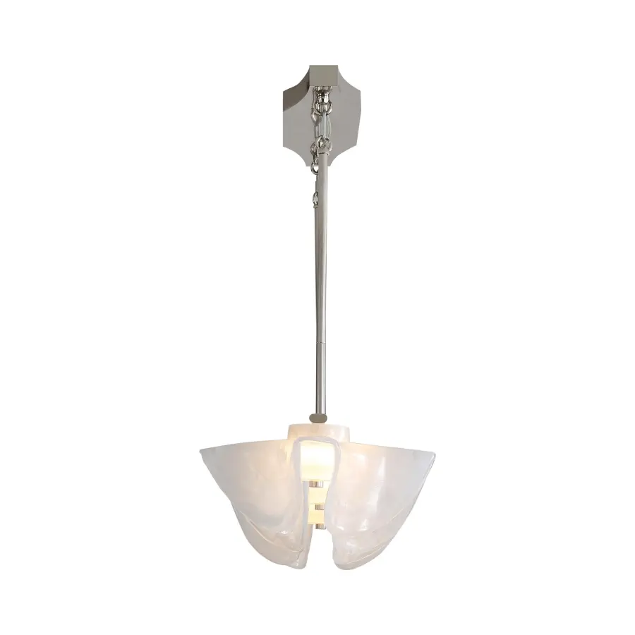 Golden Lighting Glacier Integrated LED Island Light in Polished Nickel - Image 4