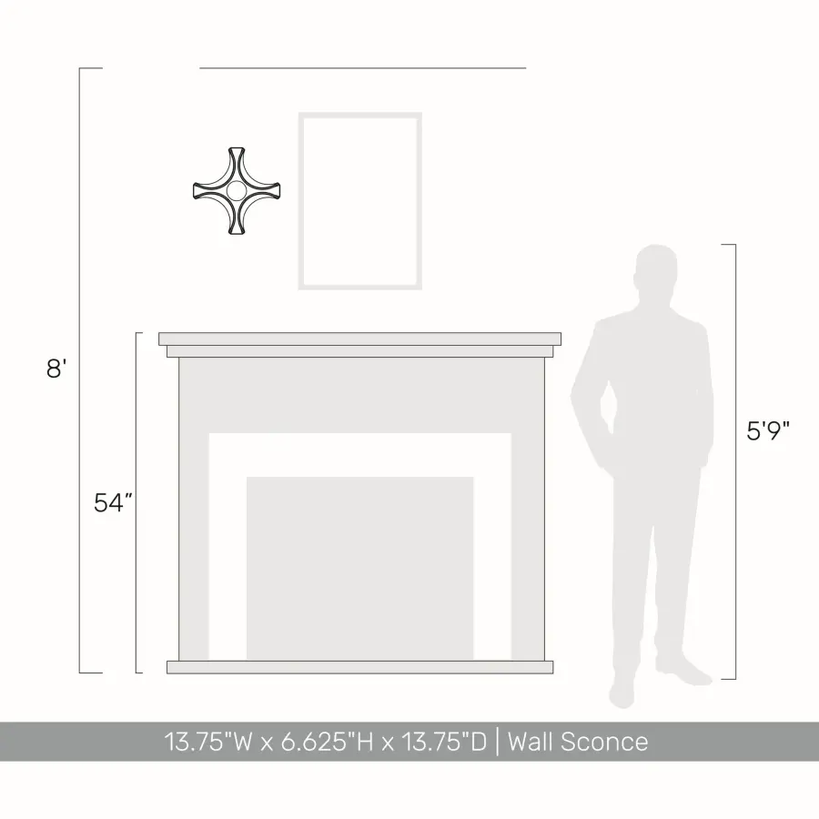 Golden Lighting Glacier Integrated LED Wall Sconce in Polished Nickel - Image 3