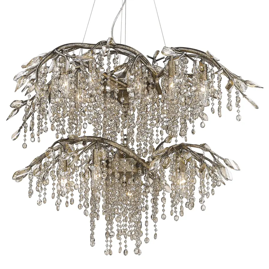 Autumn Twilight 18-Light Chandelier in Mystic Gold - Image 1