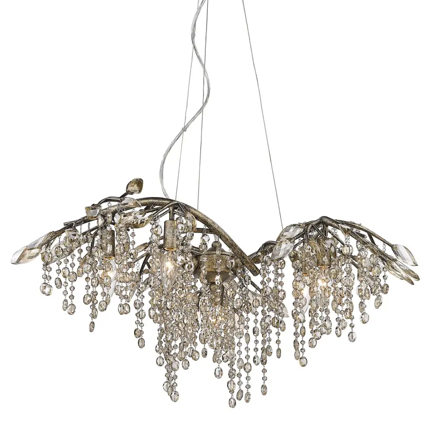 Autumn Twilight 6-Light Chandelier in Mystic Gold - Image 1