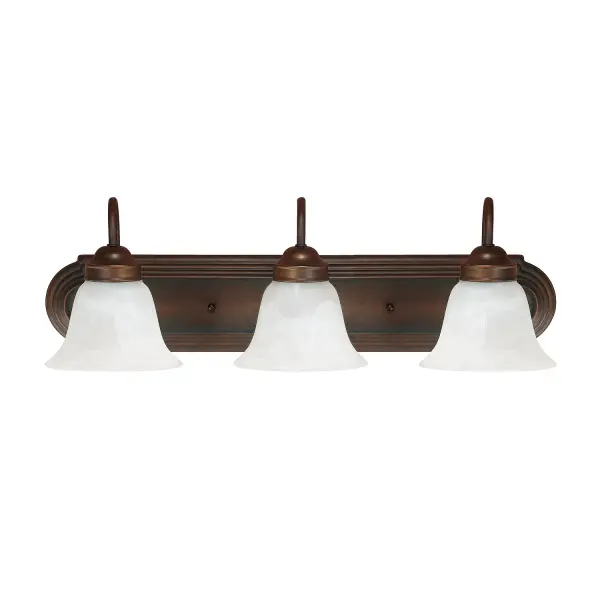Arthur 3-Light Vanity in Burnished Bronze