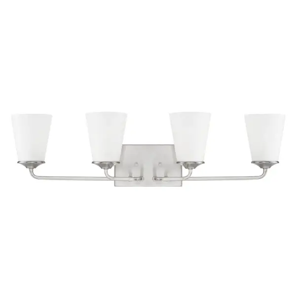 Braylon 4-Light Vanity in Brushed Nickel