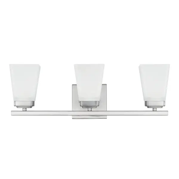 Baxley 3-Light Vanity in Brushed Nickel