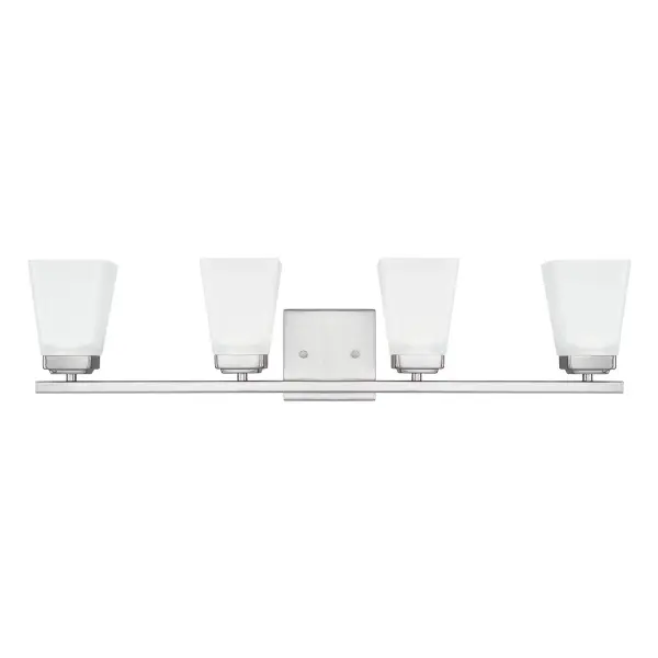 Baxley 4-Light Vanity in Brushed Nickel