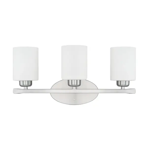 Dixon 3-Light Vanity in Brushed Nickel