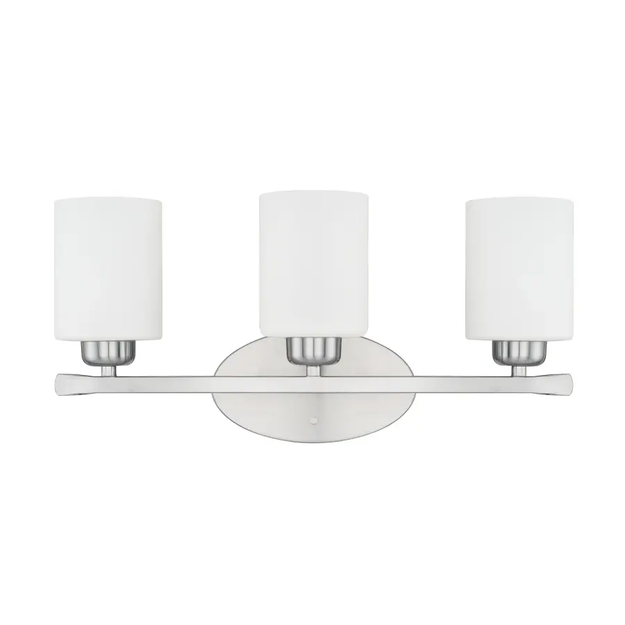Dixon 3-Light Vanity in Brushed Nickel