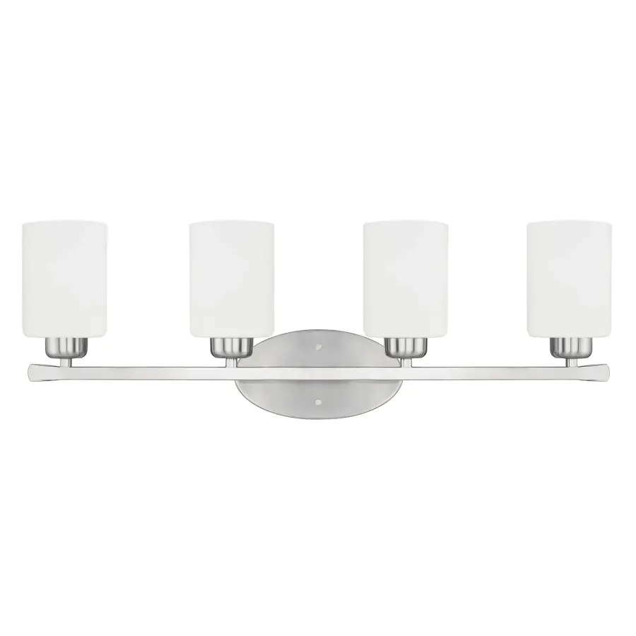 Dixon 4-Light Vanity in Brushed Nickel