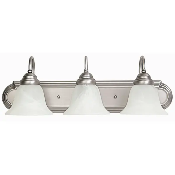 Arthur 3-Light Vanity in Matte Nickel