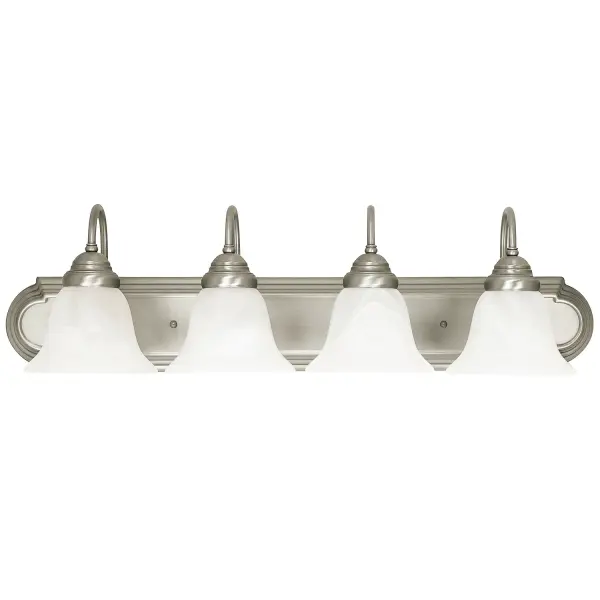 Arthur 4-Light Vanity in Matte Nickel