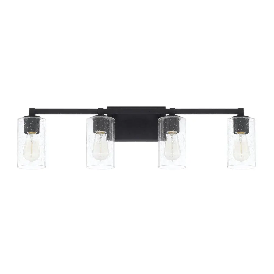 Ravenwood 4-Light Vanity in Black Iron
