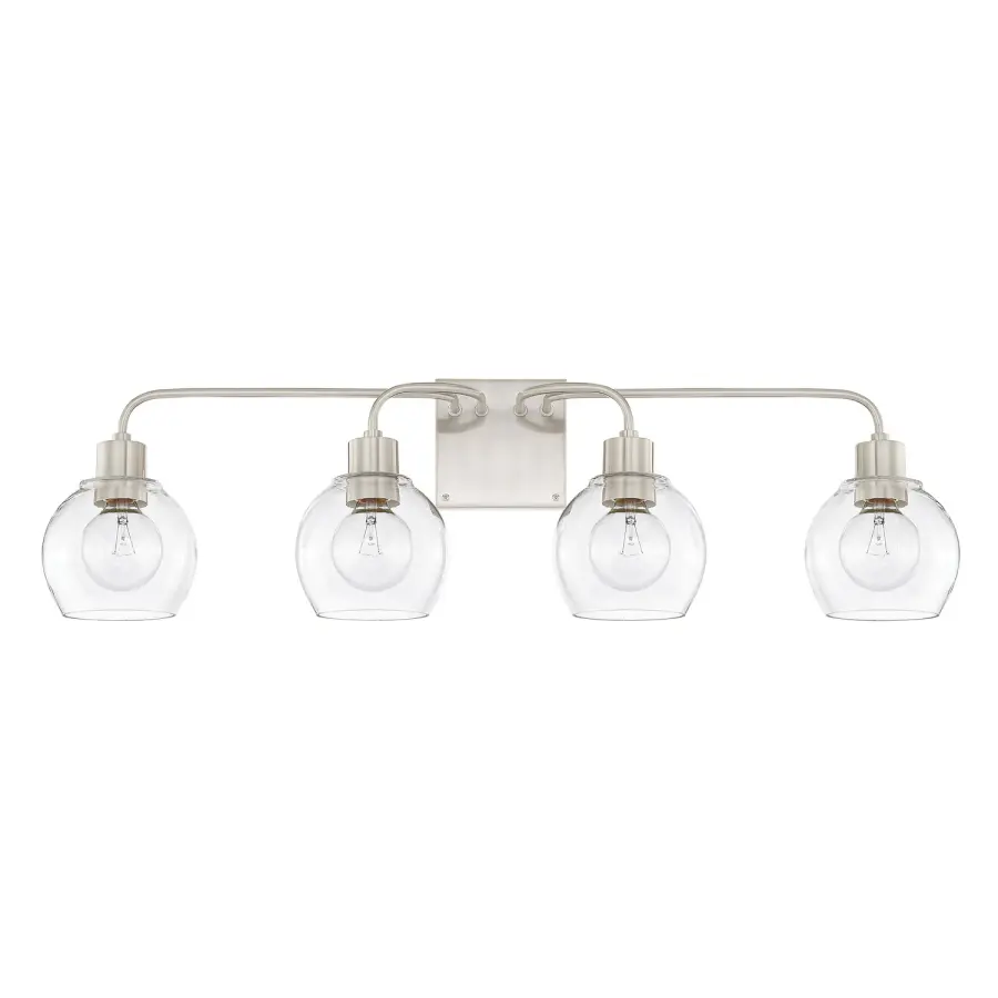 Tanner 4-Light Vanity in Brushed Nickel