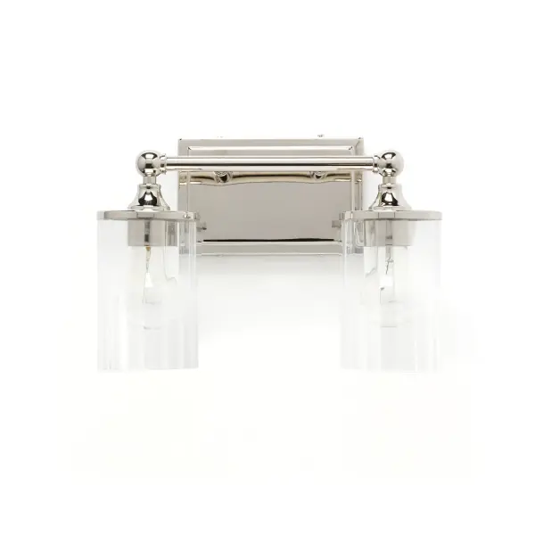 Camden 2-Light Vanity in Polished Nickel