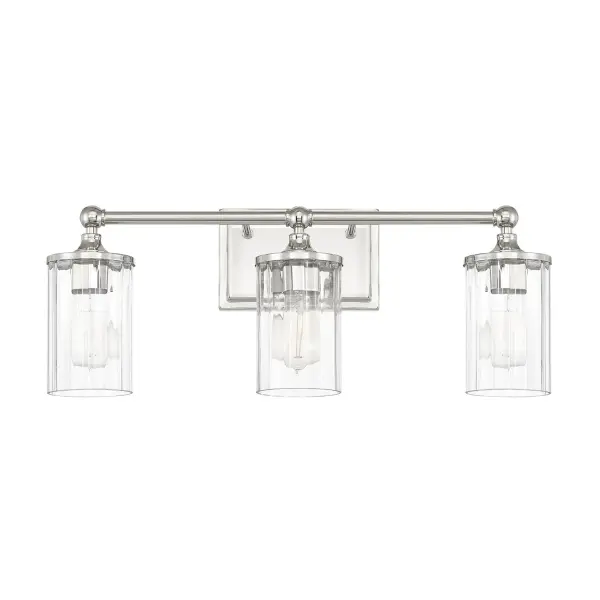 Camden 3-Light Vanity in Polished Nickel