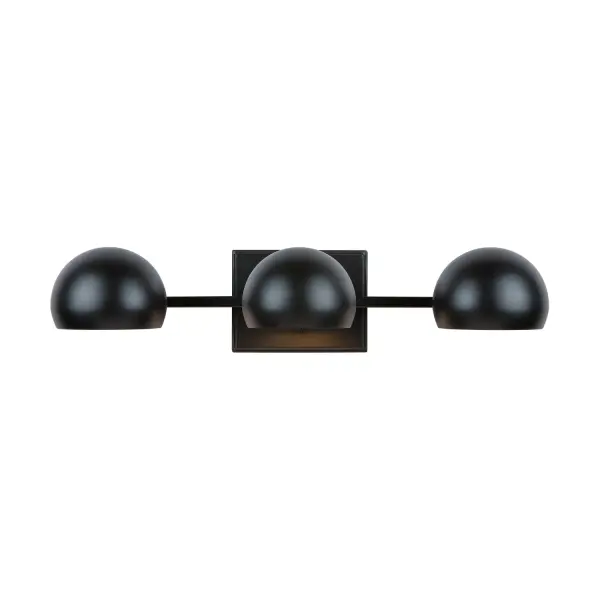 Hadley 3-Light Vanity in Matte Black