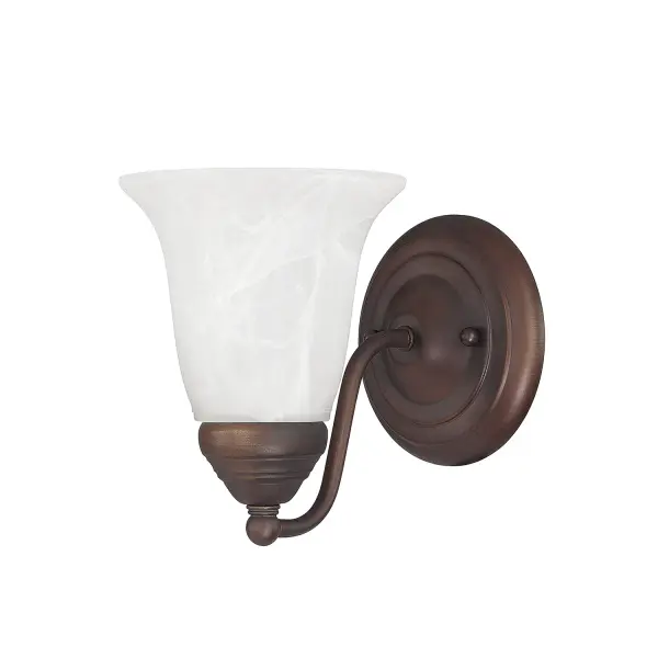 Brady 1-Light Wall Sconce in Burnished Bronze